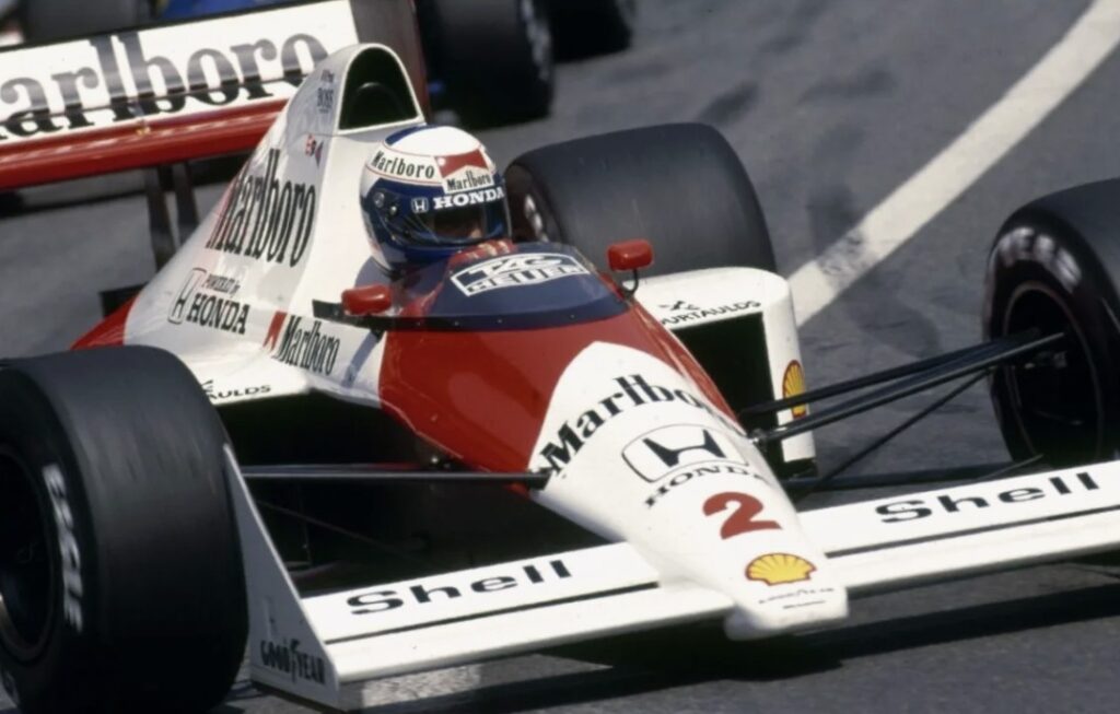 Ален Прост - пилот McLaren Honda