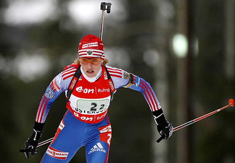 Альбина Ахатова на чемпионате мира-2008