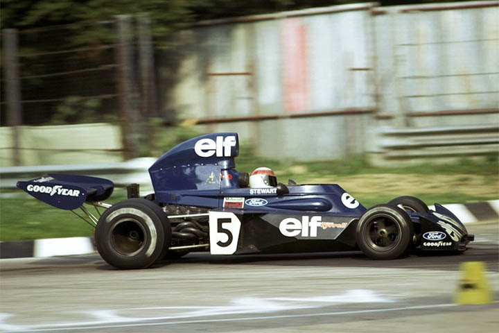 Джеки Стюарт - пилот Tyrrell (1973)