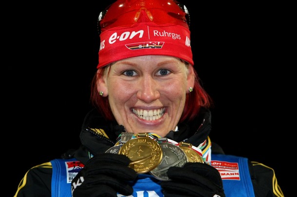 Кати Вильхельм - четырехкратный призер чемпионата мира-2009