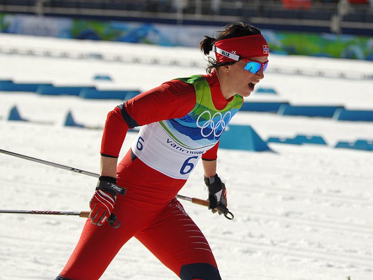 Марит Бьорген на Олимпийских играх 2010 года