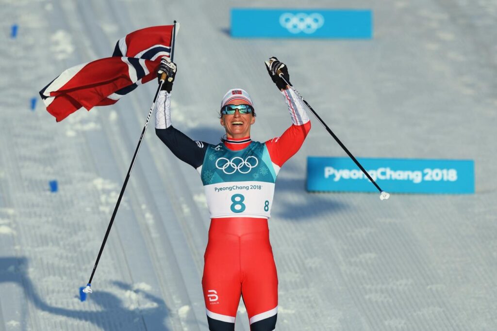 Марит Бьорген - олимпийская чемпионка 2018 года в гонке на 30 км