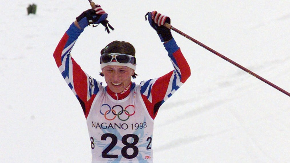 Юлия Чепалова - олимпийская чемпионка 1998 года в гонке на 30 км