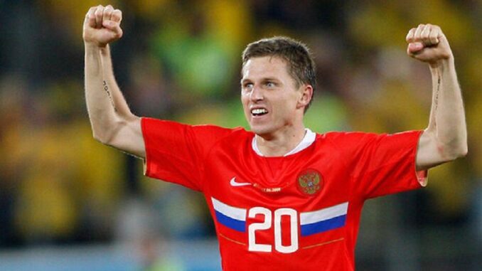 Игорь Семшов - основной игрок сборной России на Евро-2008
