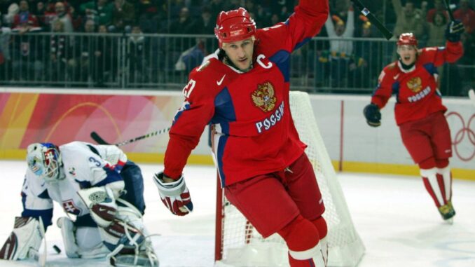 Алексей Ковалев - капитан сборной России на Олимпийских играх 2006 года
